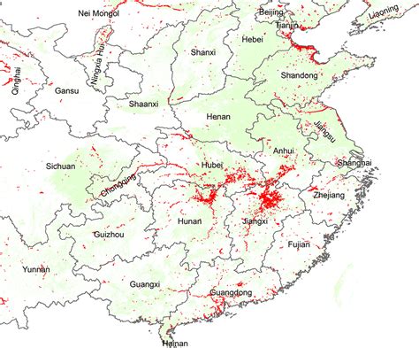 China Flooding Map