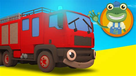 Fiona The Fire Truck Visits Gecko's Garage | Vehicles for Kids | Fire trucks, Fire truck videos ...