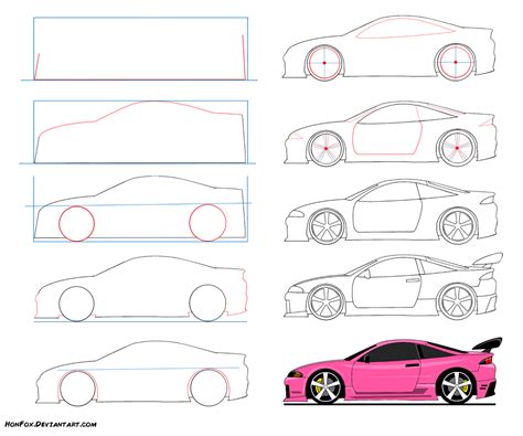 How to draw Sport car by HonFox.deviantart.com on @DeviantArt ...