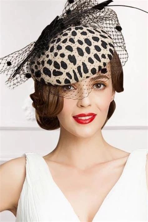 Vintage Leopard Wool Felt Pillbox Fascinator Hat With Veil | Hats for ...