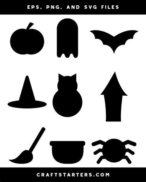 Free Black and White Halloween Clip Art | Halloween clipart - Clip Art ...