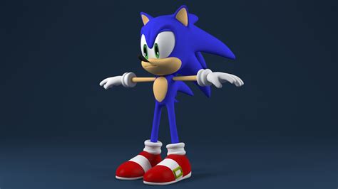 Sonic Hedgehog Character 3D Model - TurboSquid 1446632