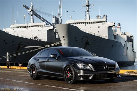 Matte Black Mercedes-Benz CLS63 AMG S by Mode Carbon