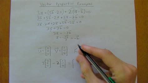 Vector Algebra Examples [Linear Algebra] - YouTube