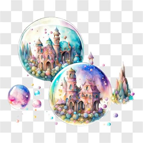 Download Castle in a Bubble PNG Online - Creative Fabrica