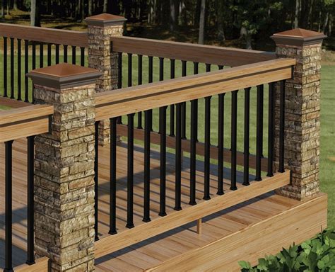 Pin by Amy Vasquez on Deck? | Decks and porches, Deck railing design, Wood deck railing