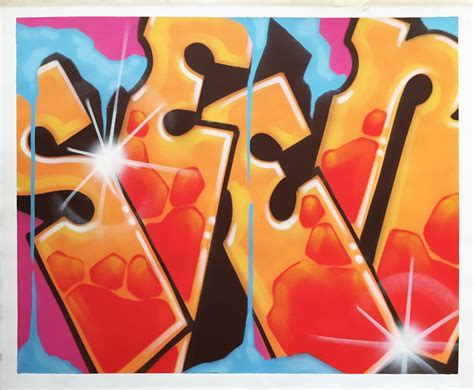 GRAFFITI ARTIST SEEN - "Wildstyle 8" Aerosol on Canvas | DirtyPilot