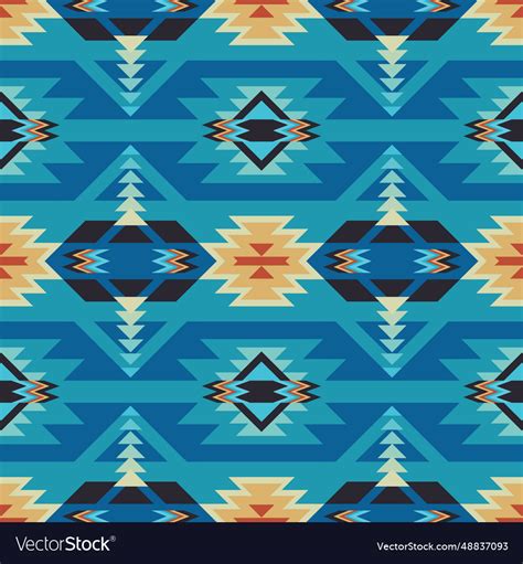 Ethnic tribal native american southwest seamless Vector Image