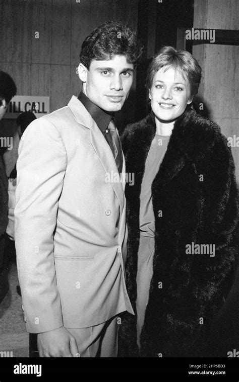 Steven Bauer and Melanie Griffith Circa 1980's Credit: Ralph Dominguez/MediaPunch Stock Photo ...