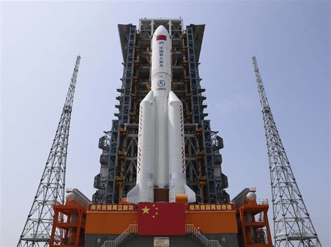 Chinese Rocket Plunging Toward Earth Expected To Land This Weekend : NPR