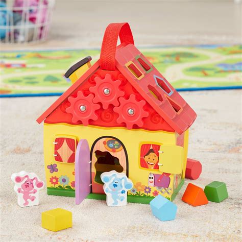 Blue's Clues & You! Wooden Take-Along House | Wooden shapes, Blue's clues and you, Toddler gifts