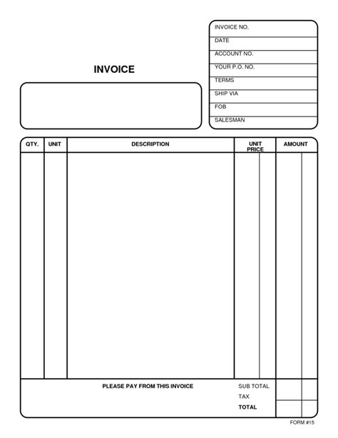 Invoice Template Open Office — db-excel.com