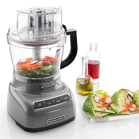 KitchenAid Artisan Exactslice KFP1333 Food Processor Contour Silver ...