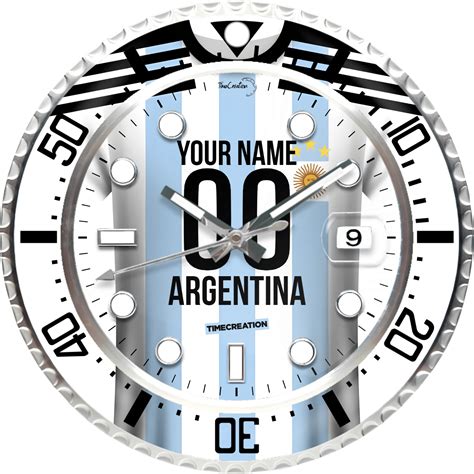 CUSTOM ARGENTINE MODEL 1 Wall clock • TimeCreation