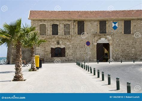 Larnaca Fort by Seaside Larnaca Cyprus Stock Photo - Image of fort, palm: 14625818