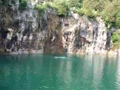 Elora Quarry Cliff Jump - YouTube