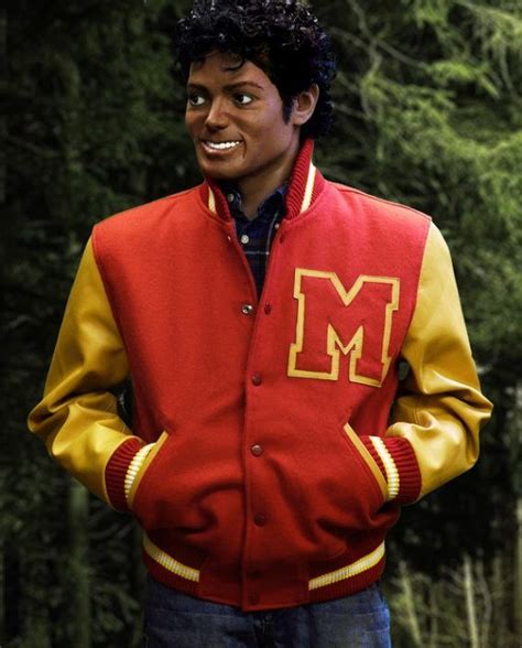 Michael Jackson Thriller Letterman Jacket | Michael jackson thriller, Michael jackson thriller ...