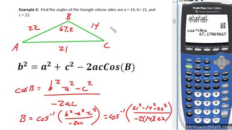 Cosine Law - YouTube