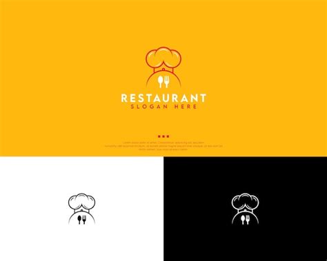 Premium Vector | Restaurant logo design template