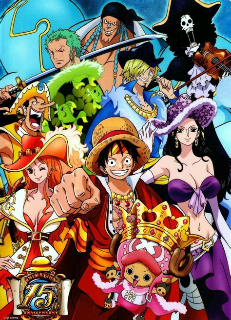 Strawhat's crew in One Piece 15th anniversary #op #onepiece | Anime one piece, Rufy, Arte delle ...