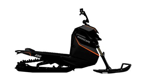 Meet the Widescape WS250, the World's First Stand-Up Snowmobile