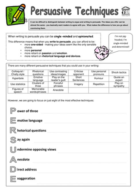 Persuasive Techniques: Lessons and activities by steffih - Teaching ...