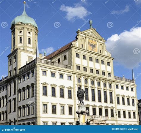 Augsburg Town Hall Stock Photography - Image: 34159232