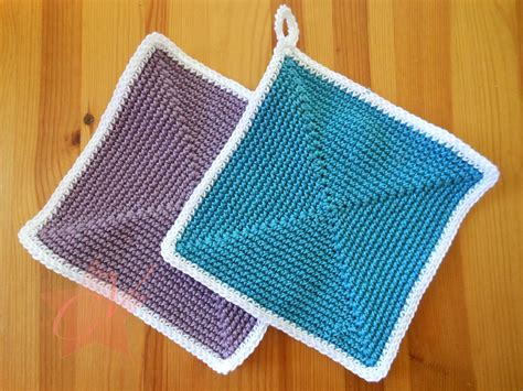 Simple and Easy Square Crochet Pot-holder - Tutorial