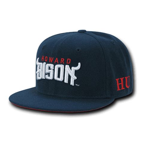 NCAA Howard University Bisons Freshmen 6 Panel Snapback Baseball Caps Hats Navy - Walmart.com ...