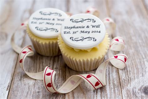 Wedding Anniversary Cupcake Toppers | The Cake Boutique