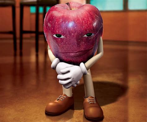 Standing Wapple | Apple With A Face / Wapple | Know Your Meme