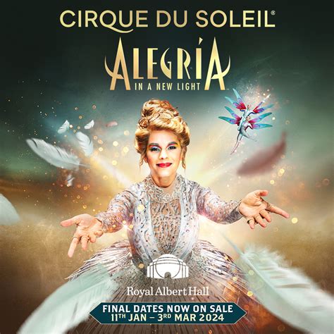 Alegria - Cirque du Soleil - Cheap Theatre Tickets - Royal Albert Hall