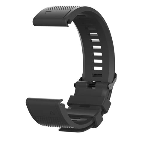 Garmin Fenix 3/3HR,Fenix 5X & Fenix 6X Replacement Strap - Black (26mm ...