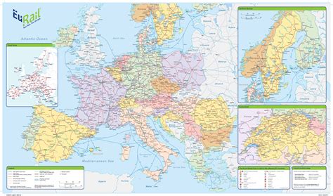 eurail pass map [8427 x 4967] : Maps