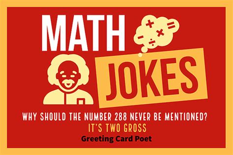 Funny Math Jokes That Really Add Up For Laughs | Greeting Card Poet