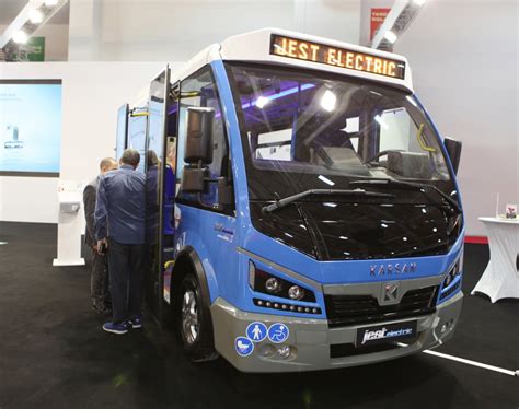 68 mini Jest Electric sold so far: Karsan at Busworld Turkey with the electric range ...