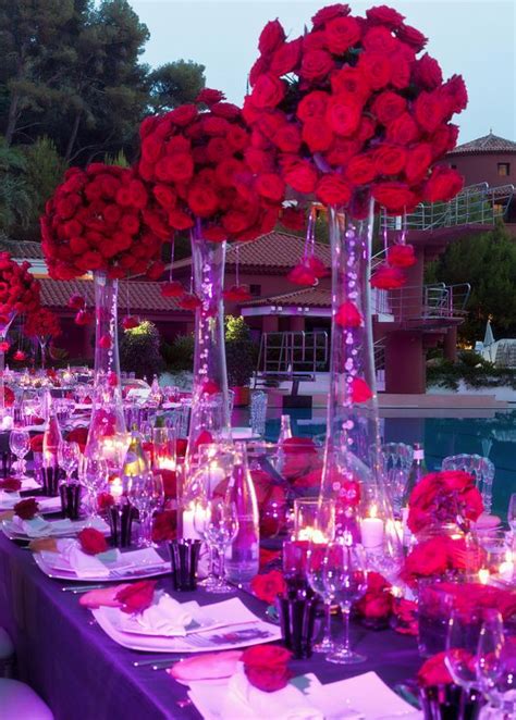 Pin by Jetonga Keel on Jetonga's Wedding | Purple wedding theme, Red ...