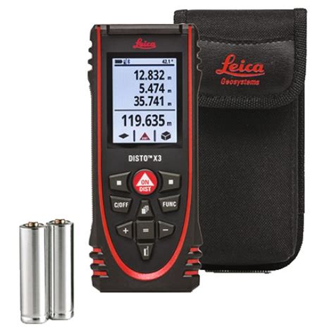 Télémètre laser Disto X3 - 2 piles LEICA | Bricozor