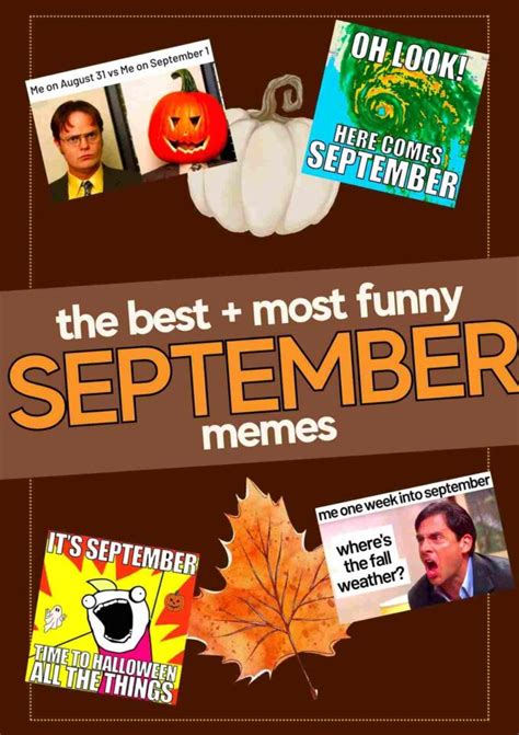 September Memes 2024 Funny Must Share Images About Month 9