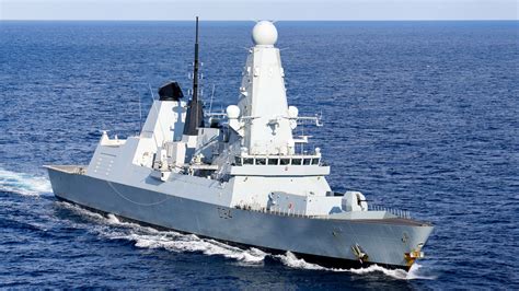 HMS Diamond shoots down hostile attack drone targeting cargo ships in Red Sea