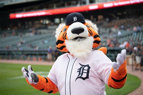 Pin on PAWS - Detroit Tigers Mascot