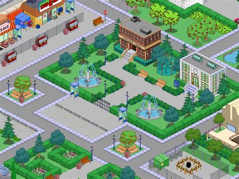 Simpsons Springfield Map, Springfield City, Springfield Tapped Out, The Simpsons Game, Isometric ...