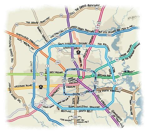 A transplant's guide to the names of Houston's freeways and roads