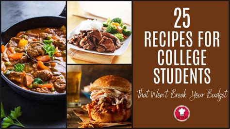 25 Recipes For College Students That Won't Break Your Budget | Food For Net