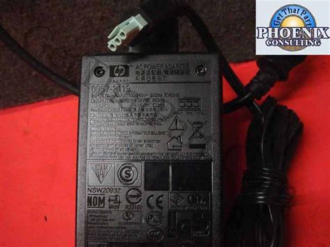 HP 0957-2119 Genuine Oem Printer AC Power Adapter Supply