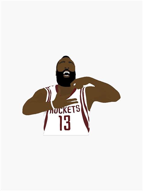 "JAMES HARDEN COOKING CARTOON" Sticker by GGStore | Redbubble