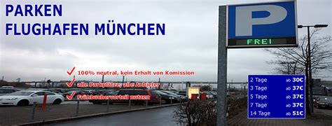 Parken Flughafen München mit RHEINAIR.net