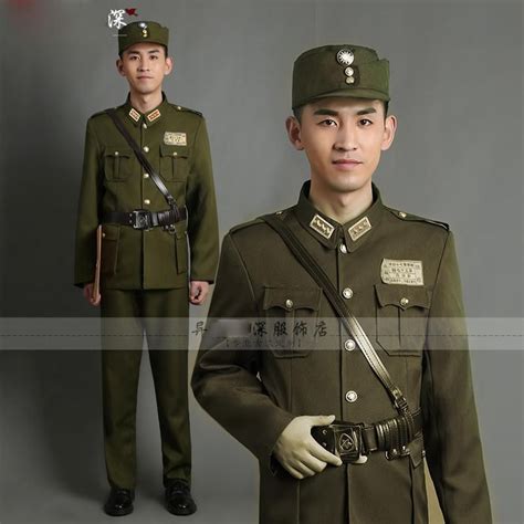 The Republic Of China Military officers in American uniforms high-grade ...