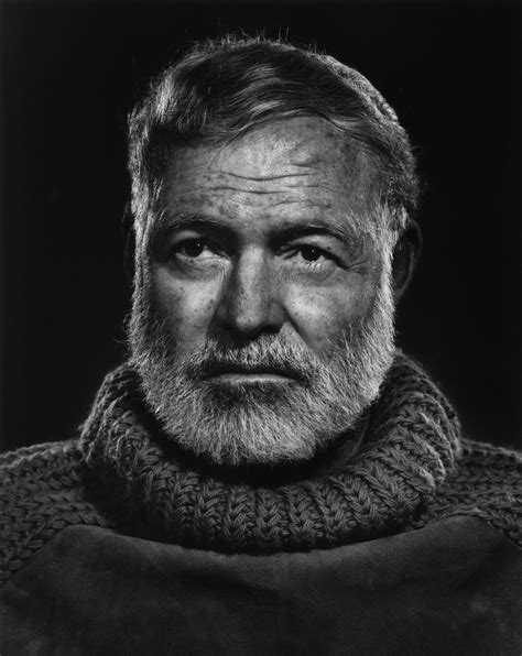 Ernest Hemingway – Yousuf Karsh