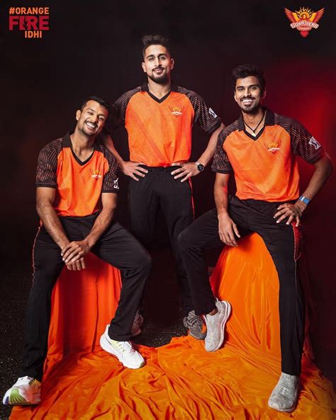 SRH Official Jersey Reveal : r/SunrisersHyderabad